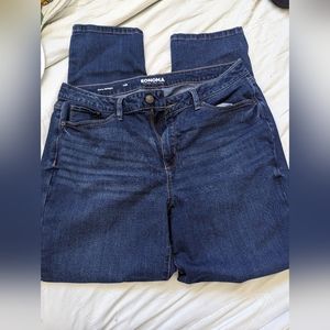 Sonoma Straight Leg Dark Wash Jean